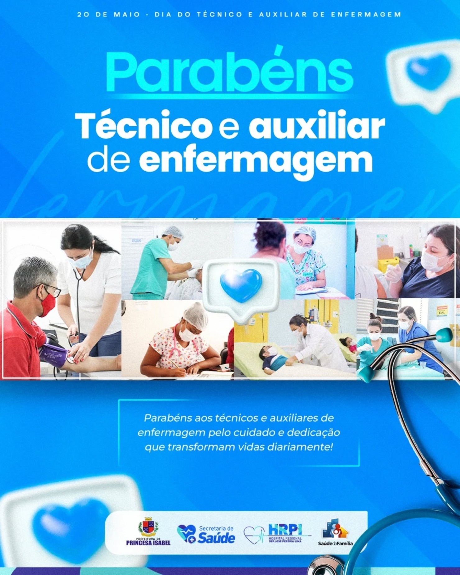 DIA DO TÉCNICO E AUXILIAR EM ENFERMAGEM