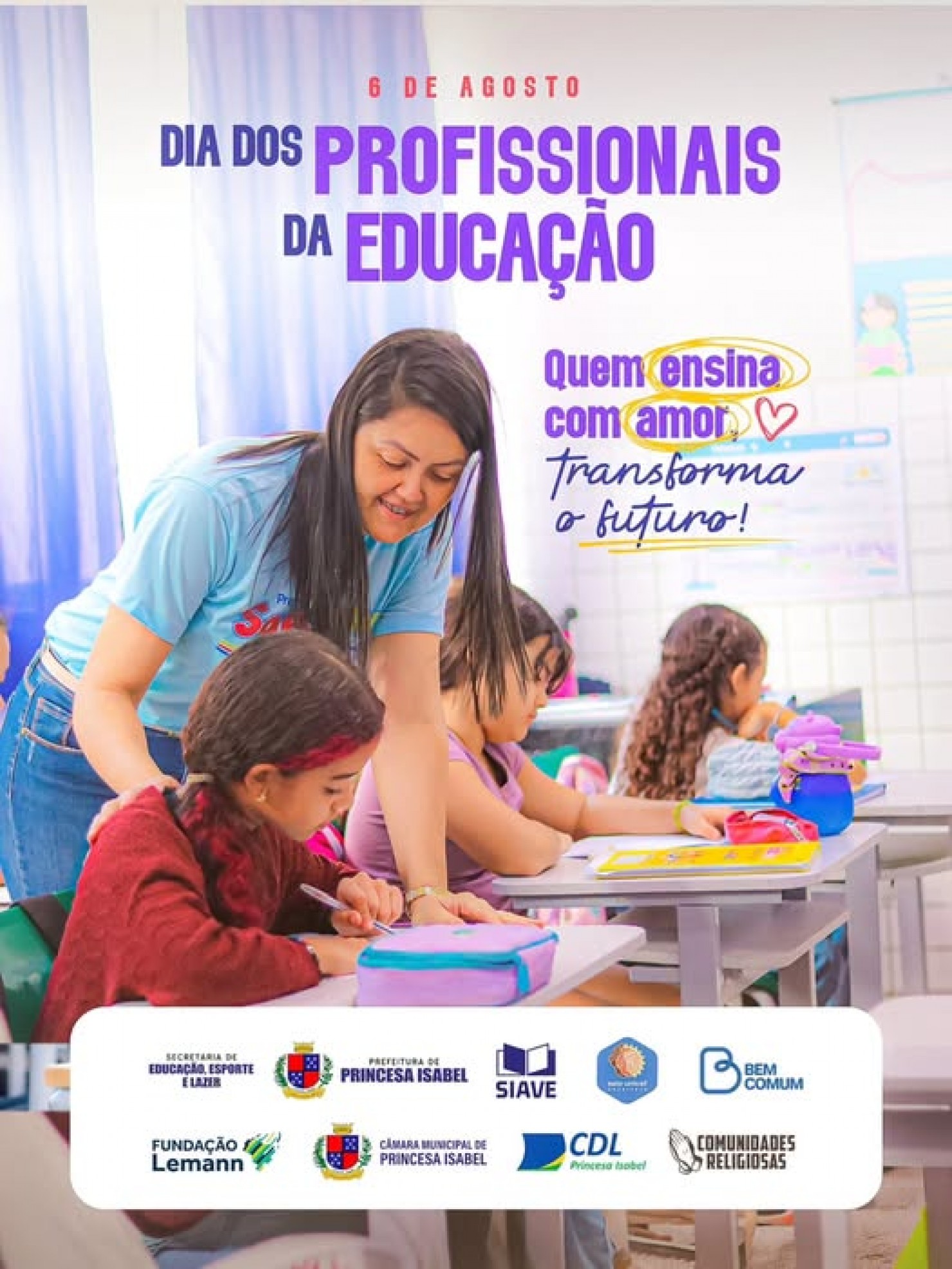 dia do profissionais da educação.