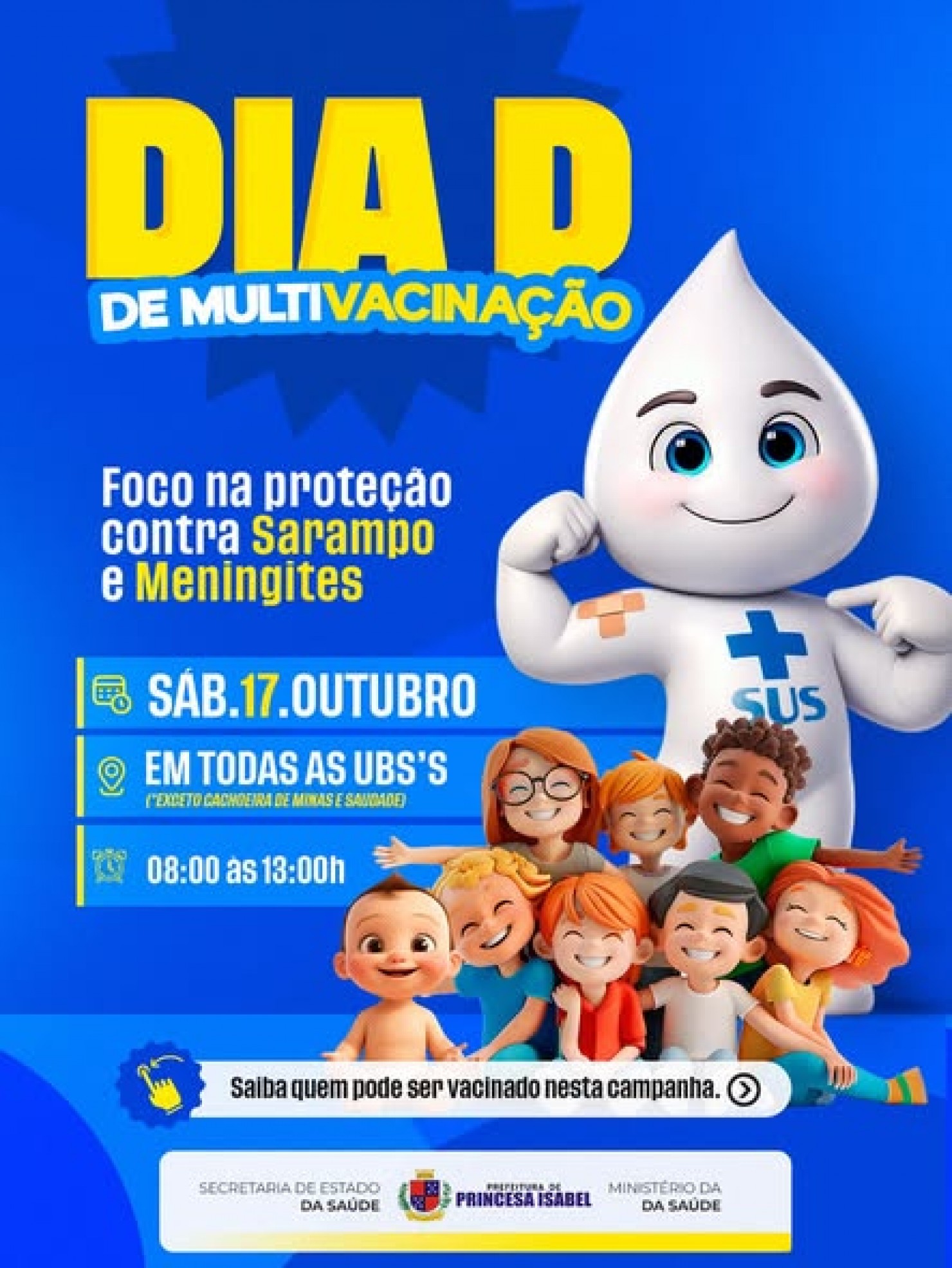 Dia D de Multivacinação!